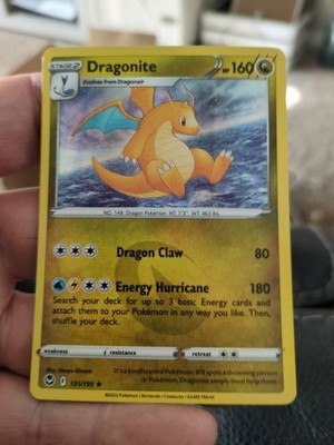Pokémon TCG DRAGONITE #131/195 Swsh12: Silver Tempest Reverse Holo NM TCG CCG 