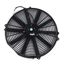 Radiator Fan, 24V 16in Slim Electric Cooling Fan Electric Radiator Fan Low