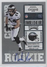 2010 Playoff Contenders Riley Cooper #181 Auto 0c2