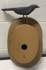 ESC trading Company Folk Art Bird House Pork Pie Style Hat