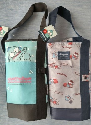 Sanrio Hangyodon Cold Eco Bag Set 2 unbenutzt unbenutzt faltbar wiederverwendbar