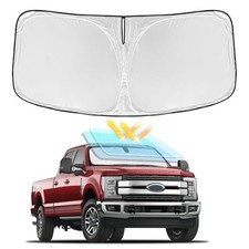 for Ford Super Duty F250 F350 F450 F550 2017-2025 2026 Windshield Sun Shade - 4
