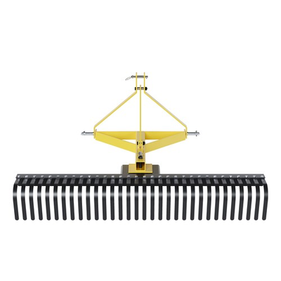 #ad #ad 3 Point 60#x27;#x27;Landscape Rock Rake Soil Garden Tool for Cat 1 Campact Tractor Heavy $318.00