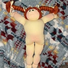 Vtg 1984 The Little People Soft Cabbage Patch Kid Doll Xavier Roberts Signed