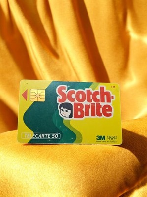 Vintage Scotch-Brite 3M Telefonkarte 50 Stück Retro Pub 90er