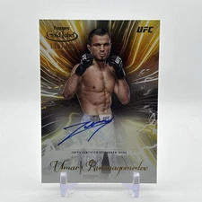 2024 Topps Gold Label UFC Surging Signatures /199 Umar Nurmagomedov Auto