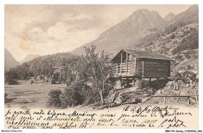 BBNP4-0239-SUISSE - Chalet Suisse Postkarte Schweiz