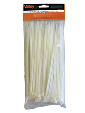 100Pc 3/16''x8'' Cable Ties White