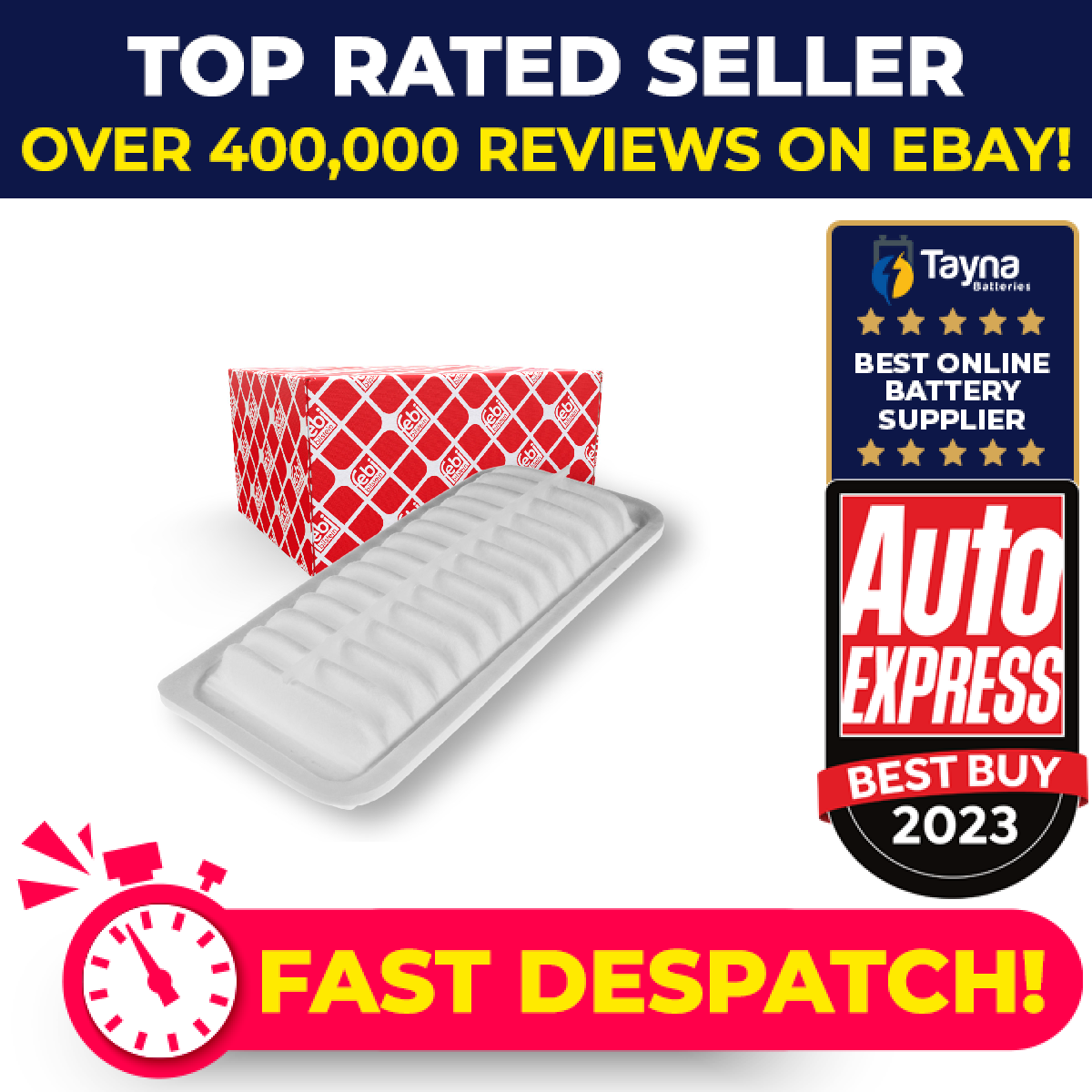 Air Filter fits TOYOTA YARIS NLP10 1.4D 01 to 05 1ND-TV 178010N010 1780133040