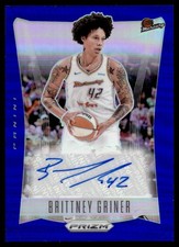 2024-25 Prizm WNBA Blue Brittney Griner Auto 59/75 Phoenix Mercury #TB-BG