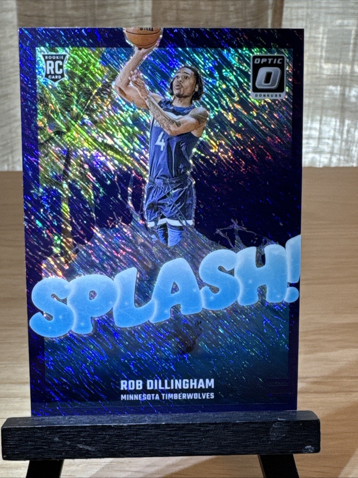 2024-25 Donruss Optic ROB DILLINGHAM Splash Purple Shimmer Prizm RC #8