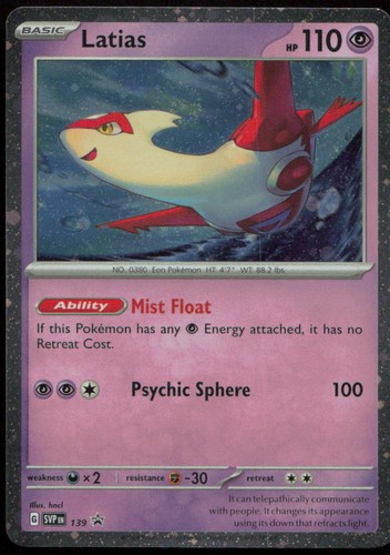 Latias (Cosmo Holo) 139 NM Scarlet & Violet Promo Promo Pokemon