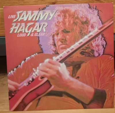 Sammy Hagar - Loud & Clear (UK vinyl LP) 1979 har rock, live, Van Halen