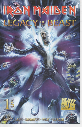 Iron Maiden Legacy Of The Beast # 1 US Heavy Metal Comic New Bagged & Boarded - 第 1/11 張圖片