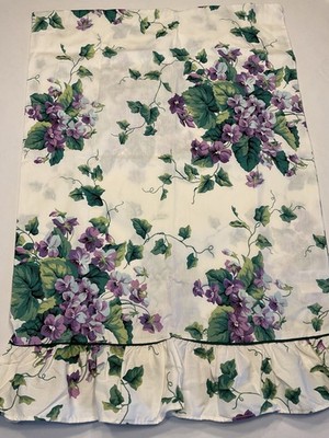 Waverly Garden Room Sweet Violets Ruffle Pillowcase 2 Avail NWOT