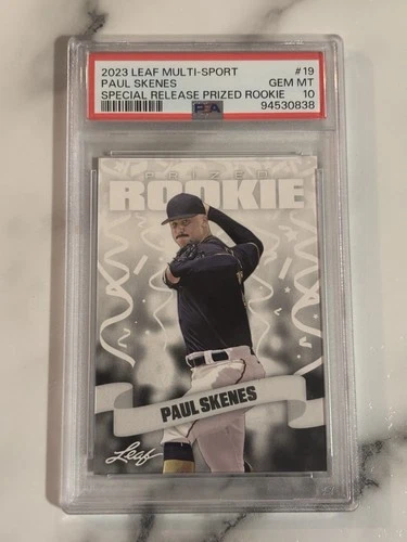 2023 Leaf Paul Skenes Special Release Prized Rookie RC PSA10, POP 18 🔥🔥