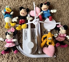 Disney Theme Baby Minnie Mouse Love Pink Musical Baby Crib Mobile Soother Tested