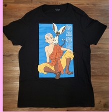 Avatar The Last Airbender Aang Momo T-Shirt Mens Medium