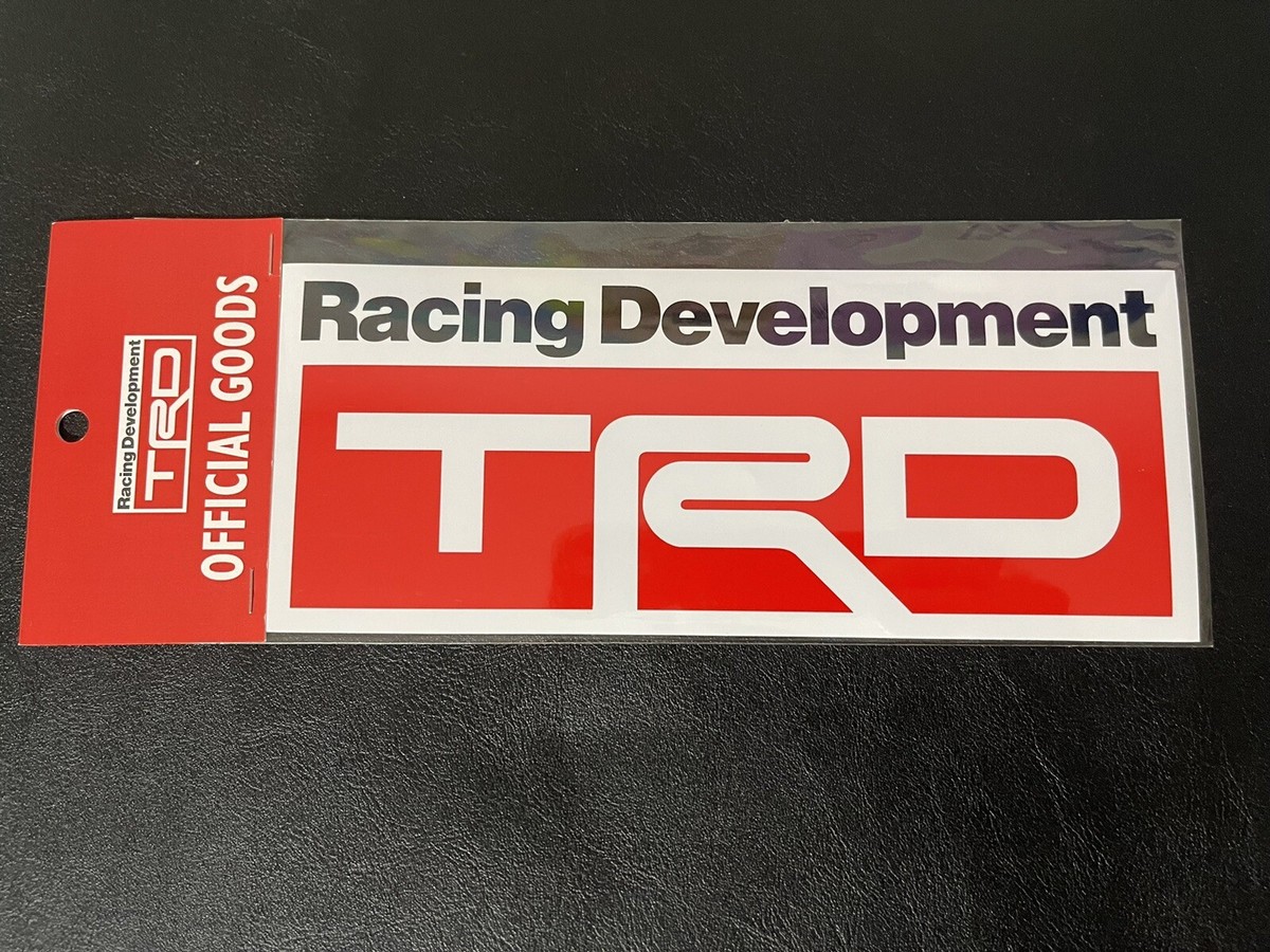 Official Toyota: Racing Development TRD Sticker [Large] **Imported