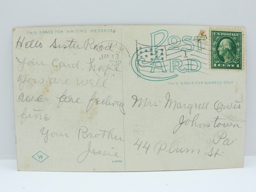Postcard Olean NY K of C Club - Picture 2 of 2