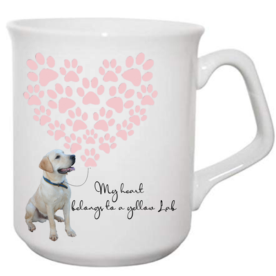 yellow labrador mug