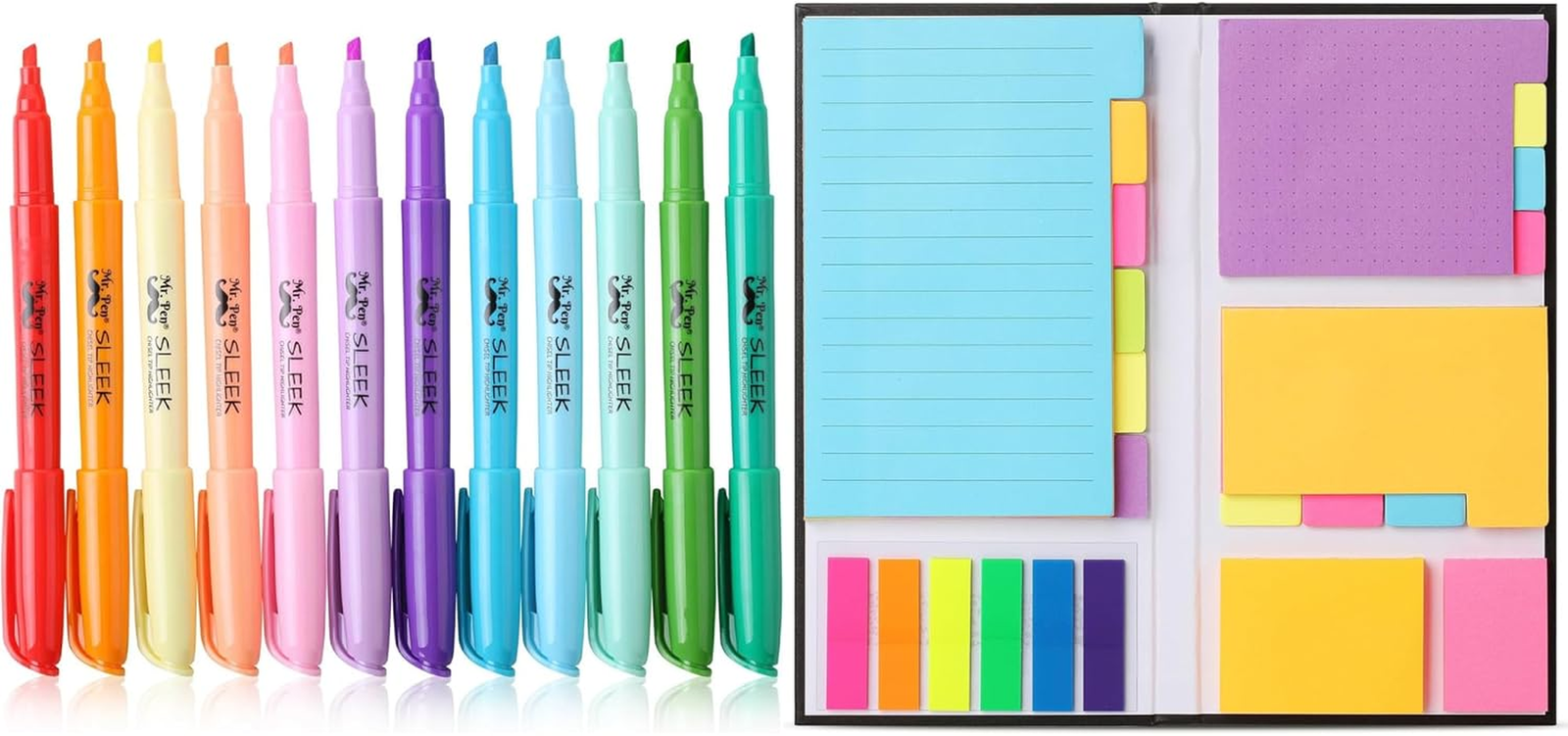 - Pastel Highlighters and Bible Sticky Notes Set-image