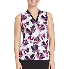 Slazenger Women's Night Printed Sleeveless Golf Polo - MSRP $40 - New With Tags!