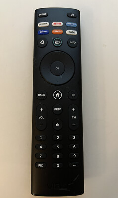 Vizio Remote Control (XRT140V3L) with Peacock/Netflix/Prime/Disney/Tubi Hotkeys