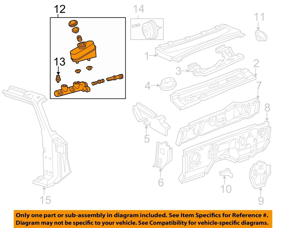 Cilindro maestro de freno usado se adapta a: Mazda B-3000 1999 equipamiento deportivo de 2 puertas sin crucero Foto 3 de 4