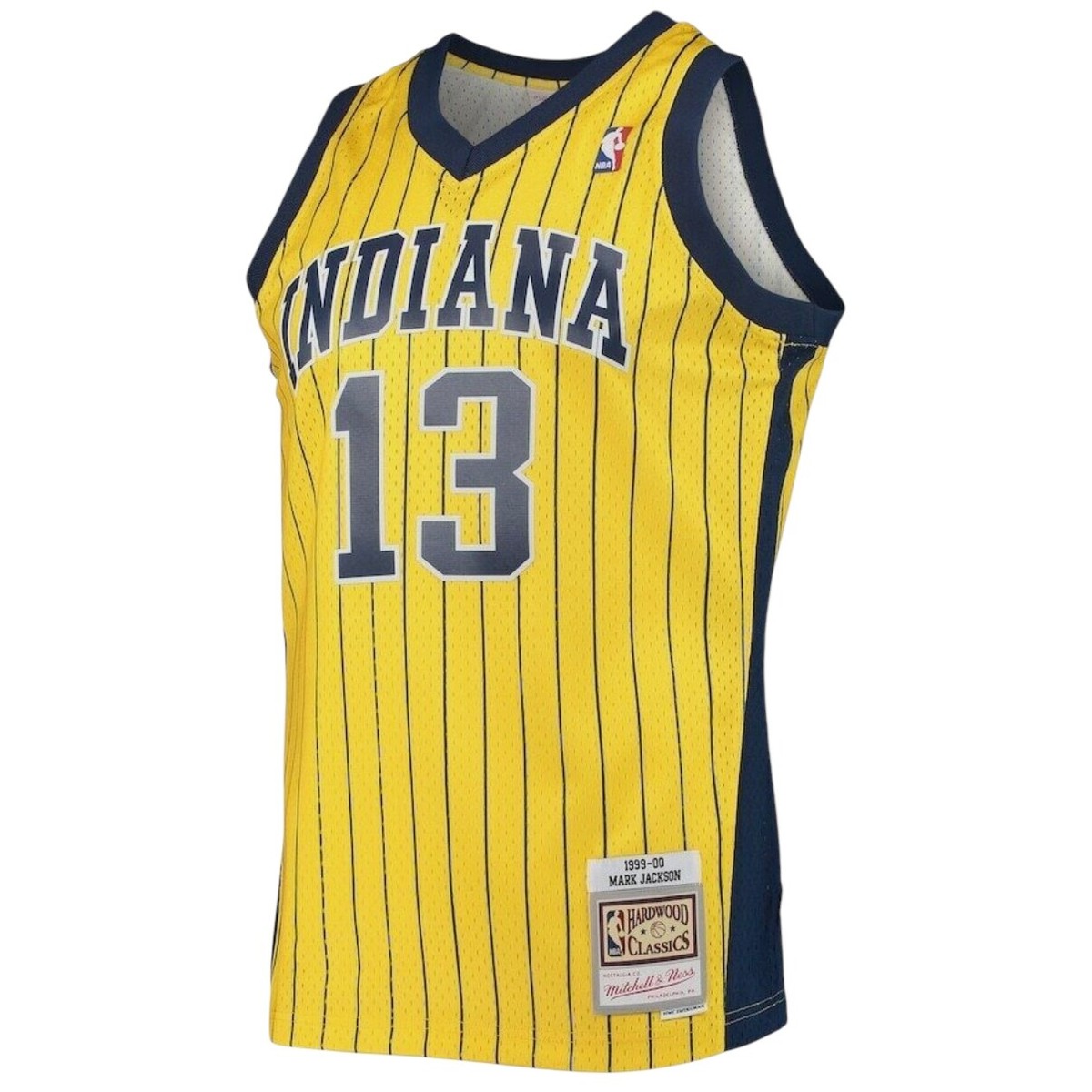 Indiana Pacers Mark Jackson #13 Mitchell & Ness Gold 1999/00 NBA