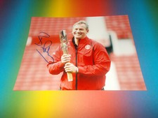 Bryan Robson Manchester United Signed Autographed on 20x26 Photo