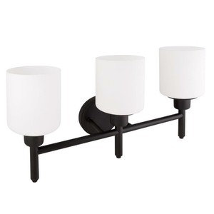 Design House Aubrey 3 Light Matte Black Vanity Light 588228 Ebay