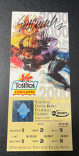 Eric Crouch Autographed 2000 Tostitos Bowl Ticket Nebraska Football Huskers