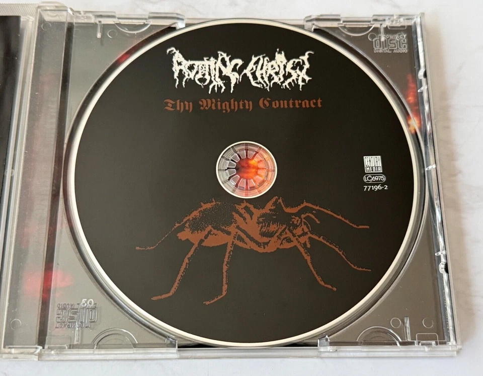 Rotting Christ Thy Mighty Contract CD GERMANY IMPORT! 1997 BONUS TRACKS! RARE! - Image 2 of 4