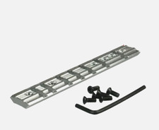 SILVER RUGER 1022 10/22 BASE LOW PROFILE SCOPE MOUNT WEAVER AND DOVETAIL