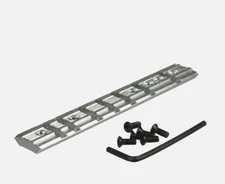SILVER RUGER 1022 10/22 BASE LOW PROFILE SCOPE MOUNT WEAVER AND DOVETAIL