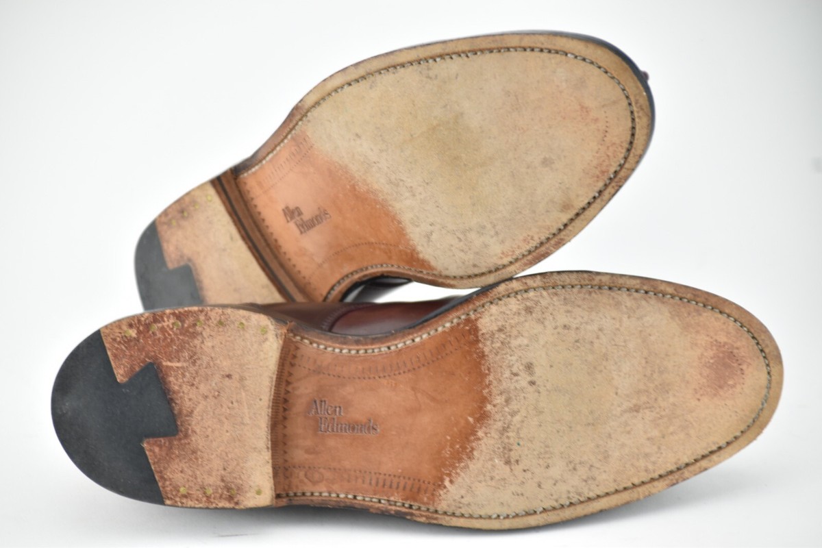 ALLEN EDMONDS 9C #8 SHELL CORDOVAN BRADLEY SPLIT TOE DRESS ALLEN EDMONDS 9C #8 SHELL CORDOVAN BRADLEY SPLIT TOE DRESS