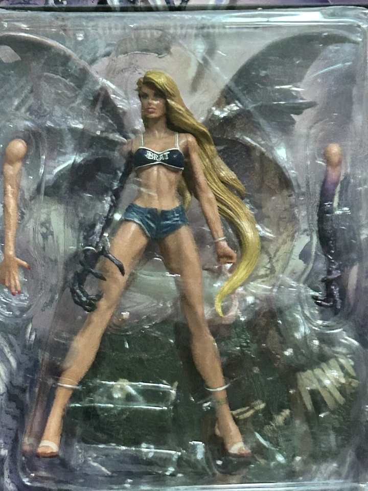 Boneco Randy Queens ARIEL de DarkChylde novo lacrado 1999 Moore brinquedos de ação vintage - Imagem 2 de 4