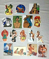 Sexy Adult Pinup Girl Humor Funny Decal / Sticker Skateboard- Your Choice!