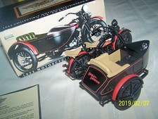 Neuf ~ Véritable 1933 HARLEY-DAVIDSON Moto Avec / Sidecar Blocage Monnaie Banque