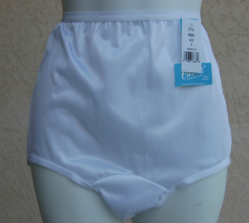 Vintage Style Full Brief Men's Underwear - 100% Nylon, Double Layer Crotch | Ruthe's Fashions