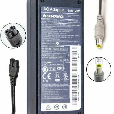 Lenovo 65W AC power supply for T420 T410 T430 T520 X200 X220 X230 Genuine
