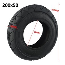 Inner Tube Tire 200x50 Black High Quality Rubber For Electric Scooters