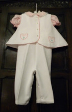 Vintage Tiny Tots Original Baby Girl's Toddler's 3 Piece Set 18- 24 months