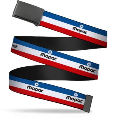 MOPAR Gürtel Original Produkt USA Logo Chrysler Dodge Plymouth Hemi Stripes SRT
