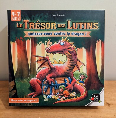 Le Tresor Des Lutins (Schatz der Elfen) französisches Brettspiel 100 % komplett  