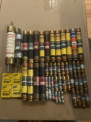 50+ Buss Bussmann Fuses Various Lot Low Peak