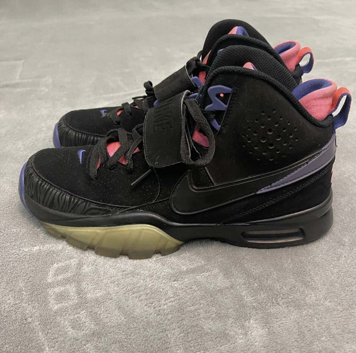 Nike Air BO 1 Black Hot Lava Volt Mens Size 9 Athletic Sneaker NIKE Acronym Air Presto Mid  main image 3