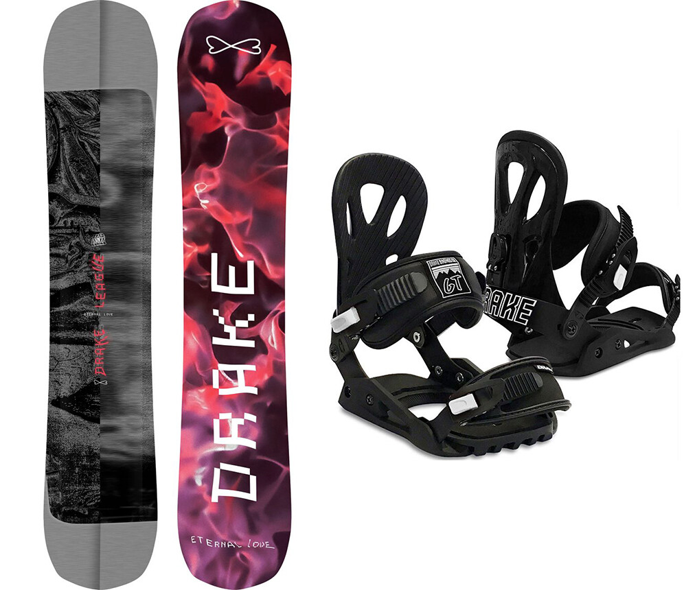 Drake League All Mountain Snowboard With Drake GT Binding Drake League All Mountain Snowboard With Drake GT Binding