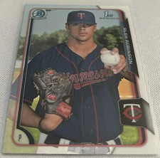 2015 Bowman Chrome Draft Baseball Alex Robinson Minnesota Twins 1st Bowman #198